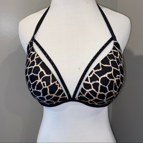 VS Bombshell Push up Bikini Top Animal Print - Picture 1 of 8